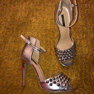 Never Worn Silver Heels